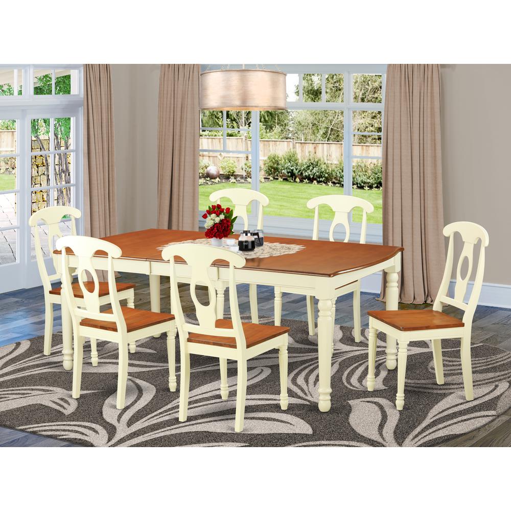 7  Pc  dinette  set  for  6-Table  and  6  dinette  Chairs. Picture 1