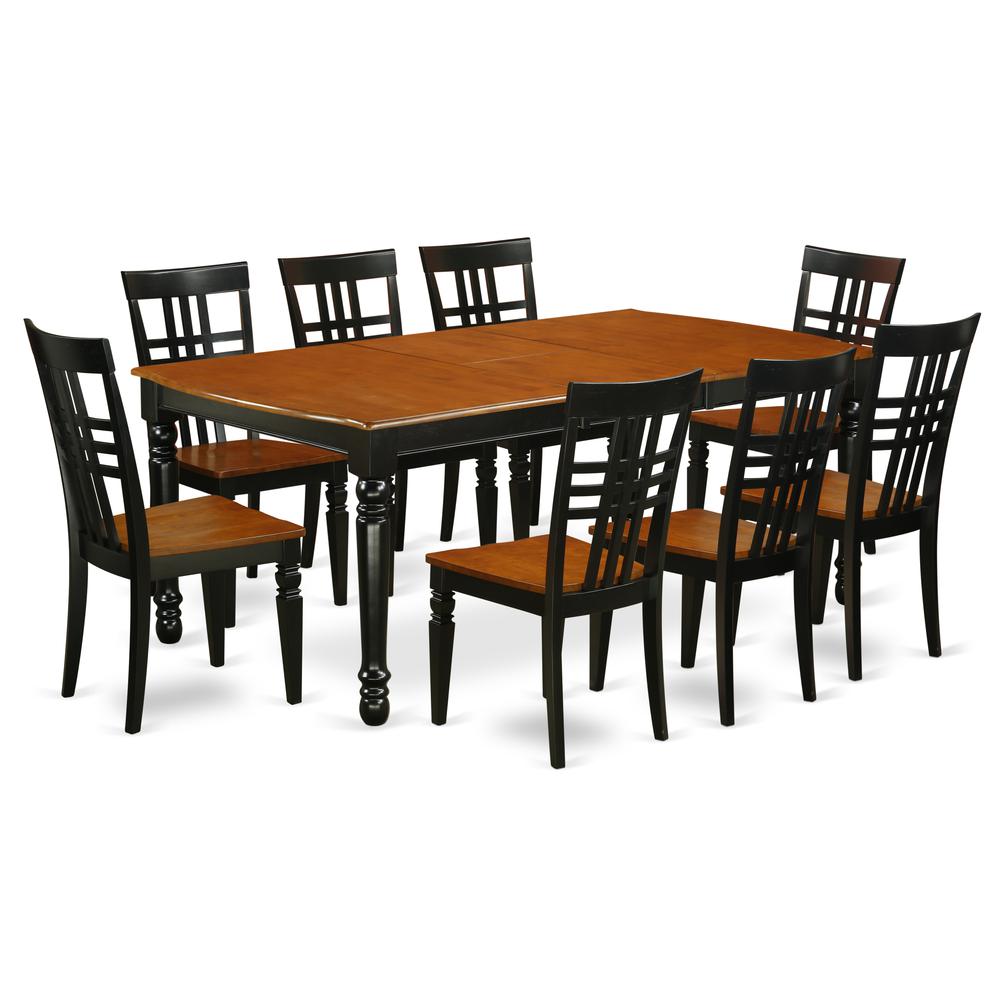 Dining Room Set Black & Cherry, DOLG9-BCH-W. Picture 1