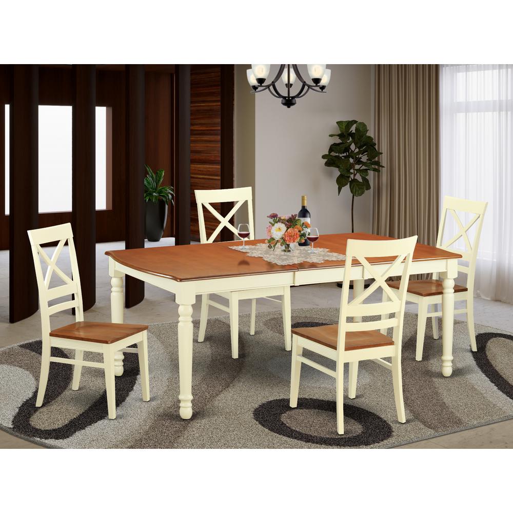 5  PC  Table  and  chair  set  -  Kitchen  Table  and  4  Dining  Chairs. Picture 1
