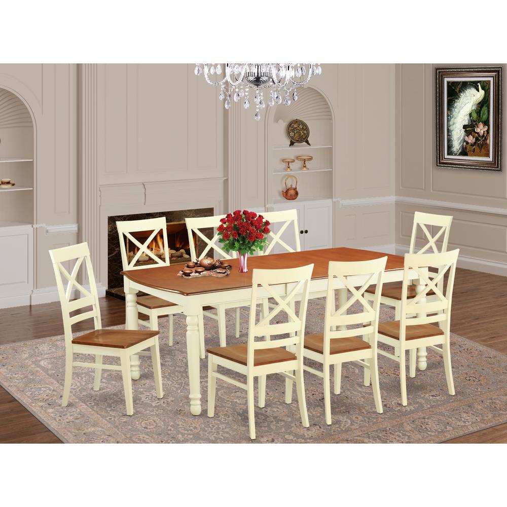 9  Pc  Dining  room  set  -Table  and  8  Dining  Chairs. Picture 1
