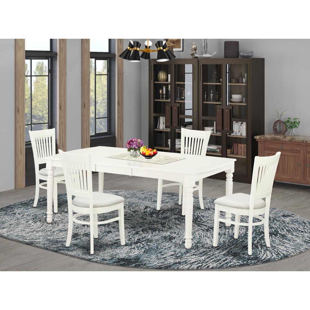 Dining Table- Dining Chairs, DOVA5-LWH-C. Picture 1