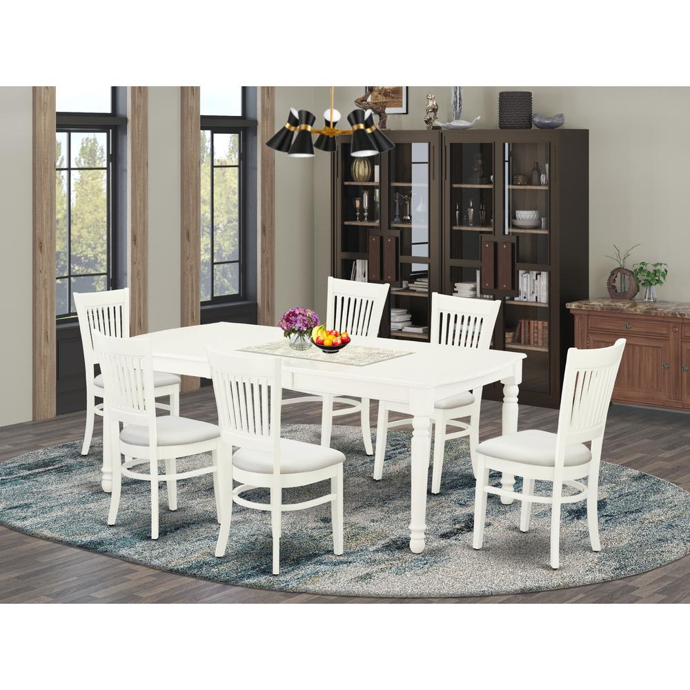 Dining Table- Dining Chairs, DOVA7-LWH-C. Picture 1