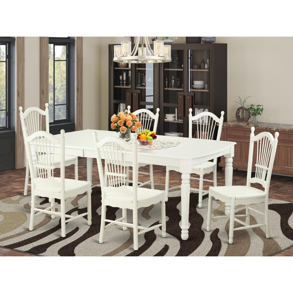 Dining  room  sets  for  6  -Kitchen  dinette  Table  and  6  Kitchen  Chairs. Picture 1