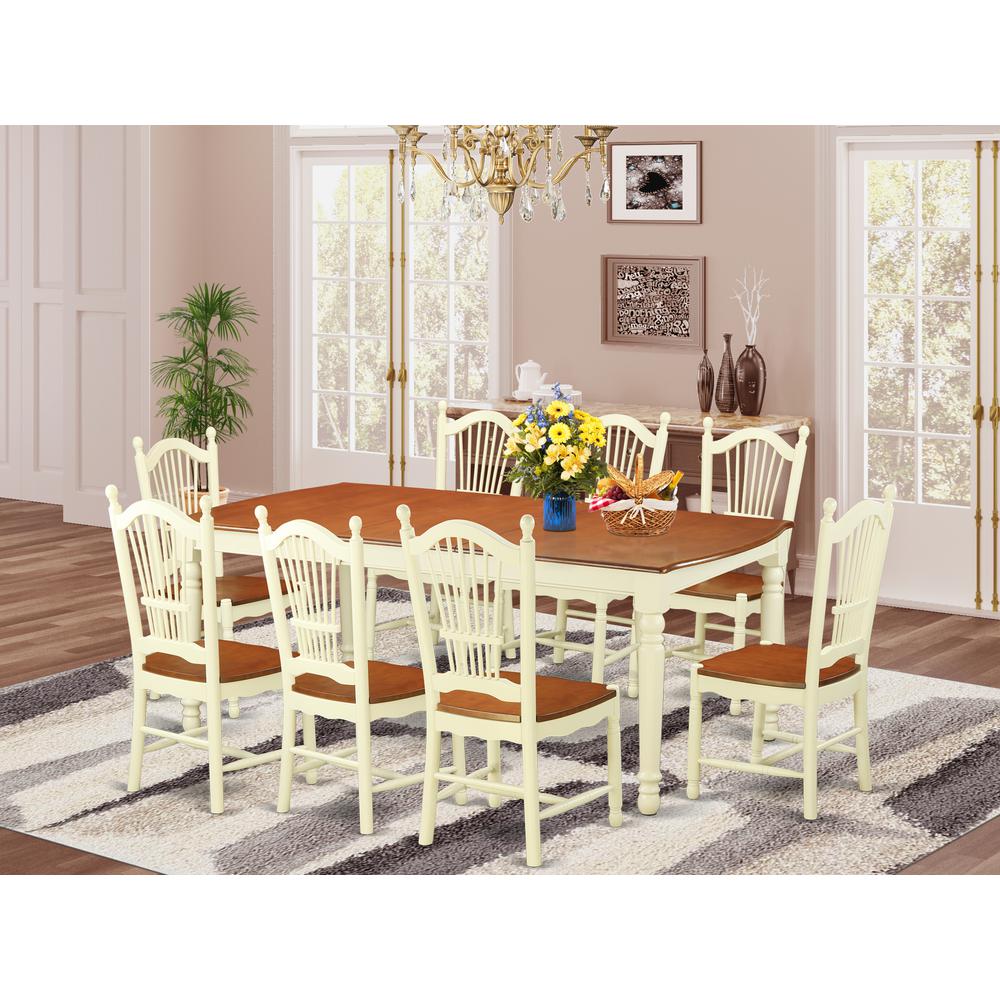 9  PcKitchen  nook  Dining  set  for  8-  Dinette  Table  and  8  Dining  Chairs. Picture 1