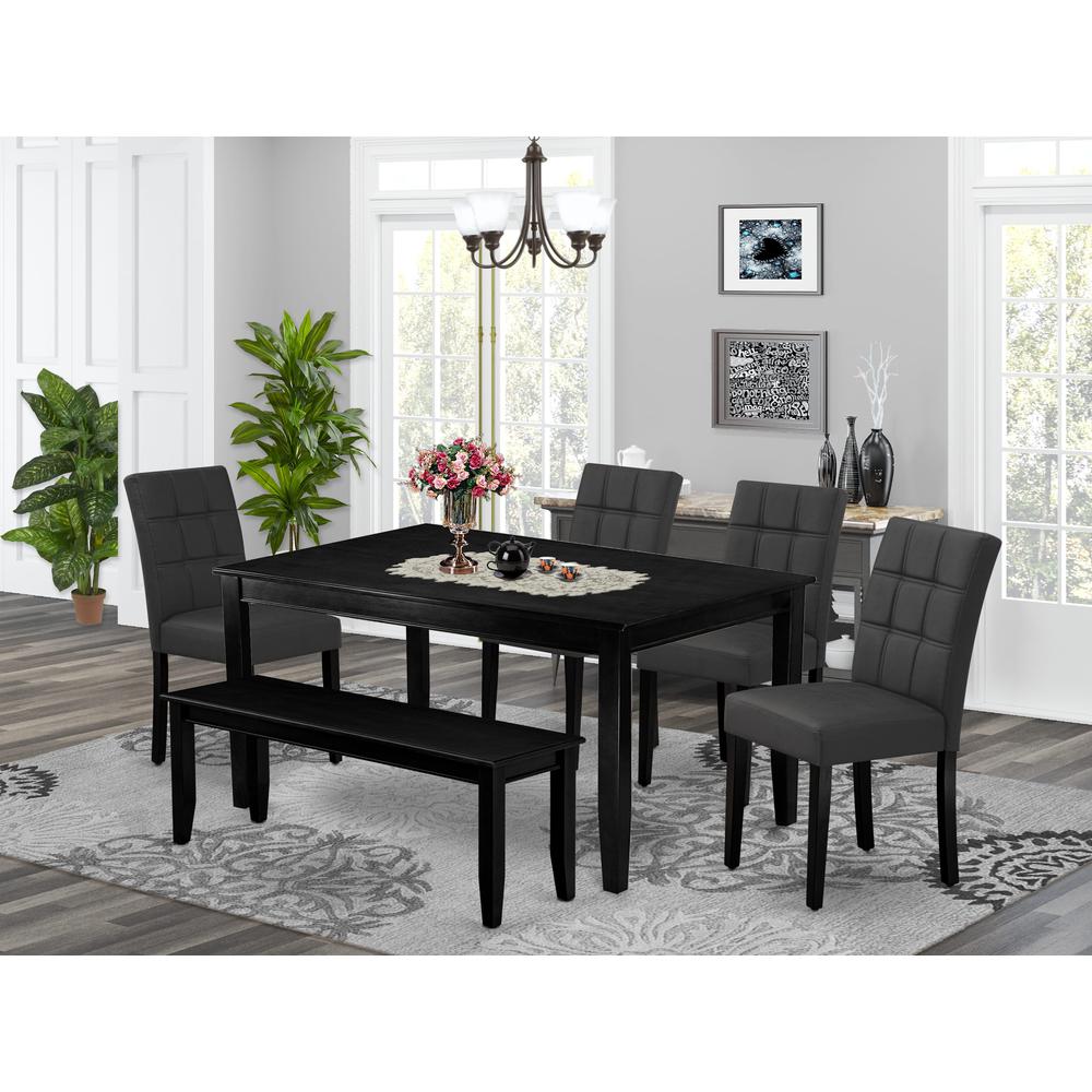 6 Piece Dinner Table Set contain A Kitchen Table. Picture 1