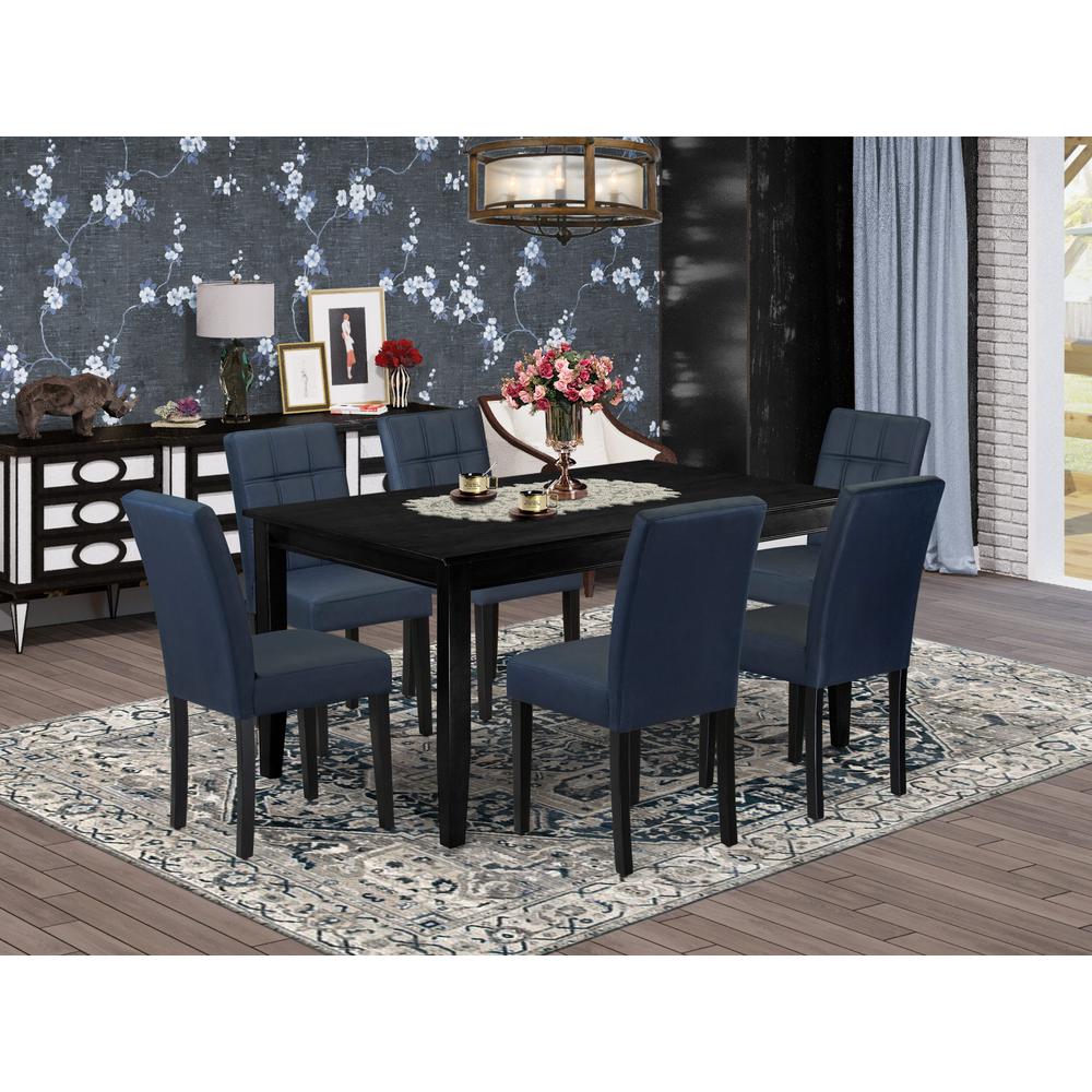 7 Piece Dinner Table Set contain A Kitchen Table. Picture 1