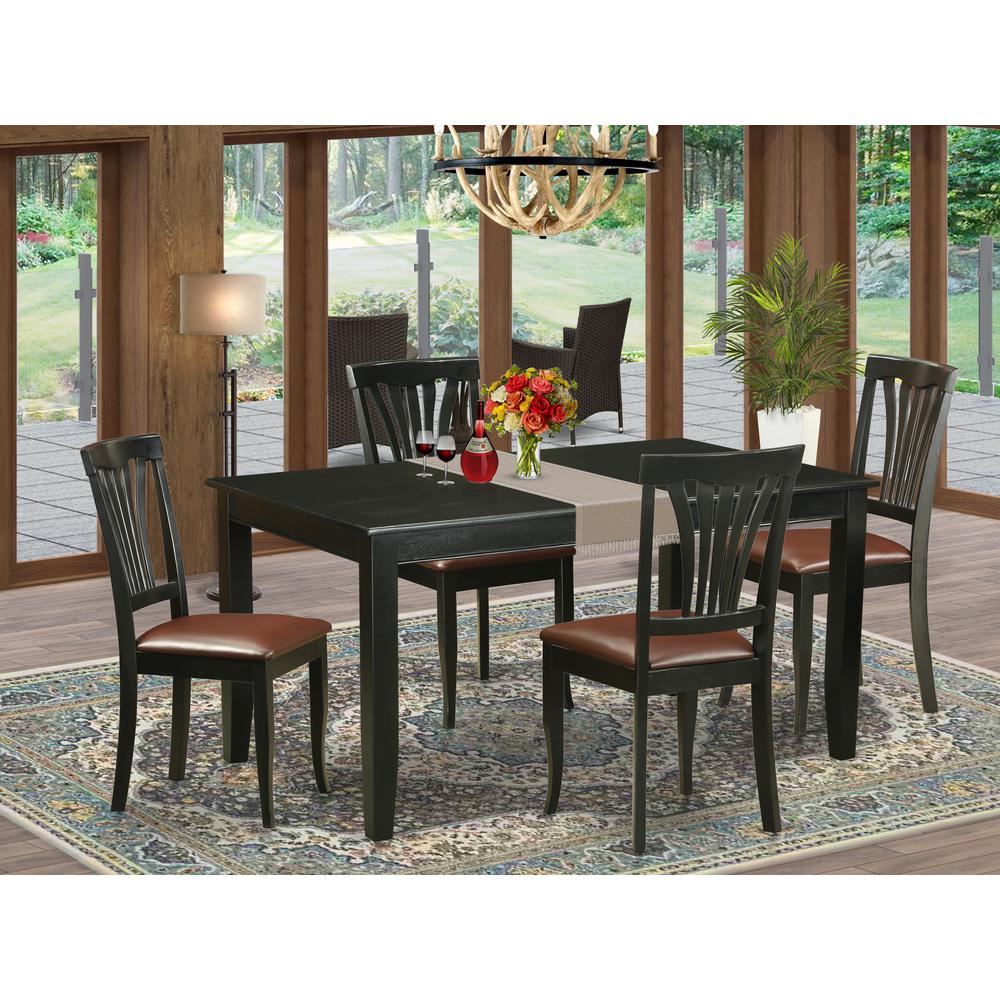 5  Pc  Dinette  set  -  Kitchen  dinette  Table  and  4  dinette  Chairs. Picture 1