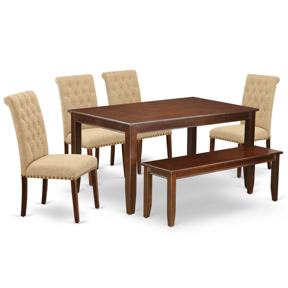 Dining Room Set Mahogany, DUBR6-MAH-04. Picture 1