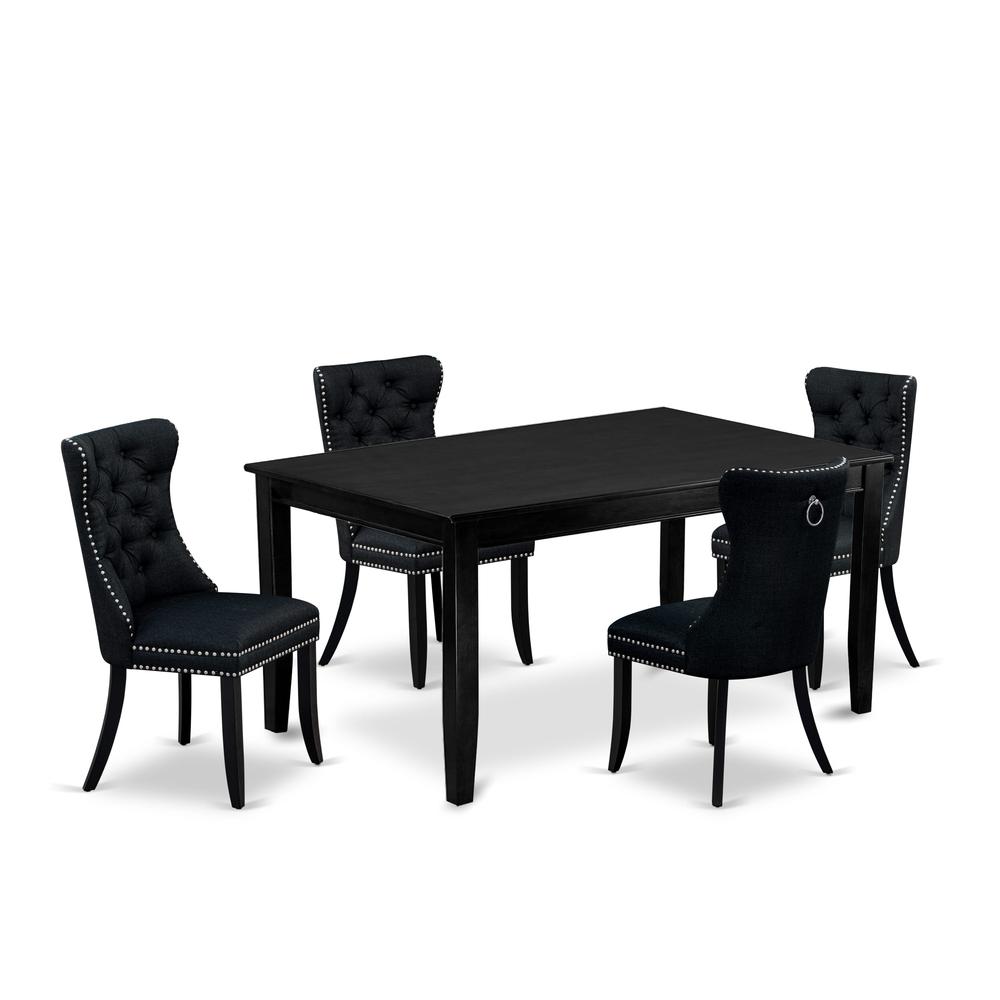 5 Piece Kitchen Table Set Consists of a Rectangle Dining Table. Picture 6