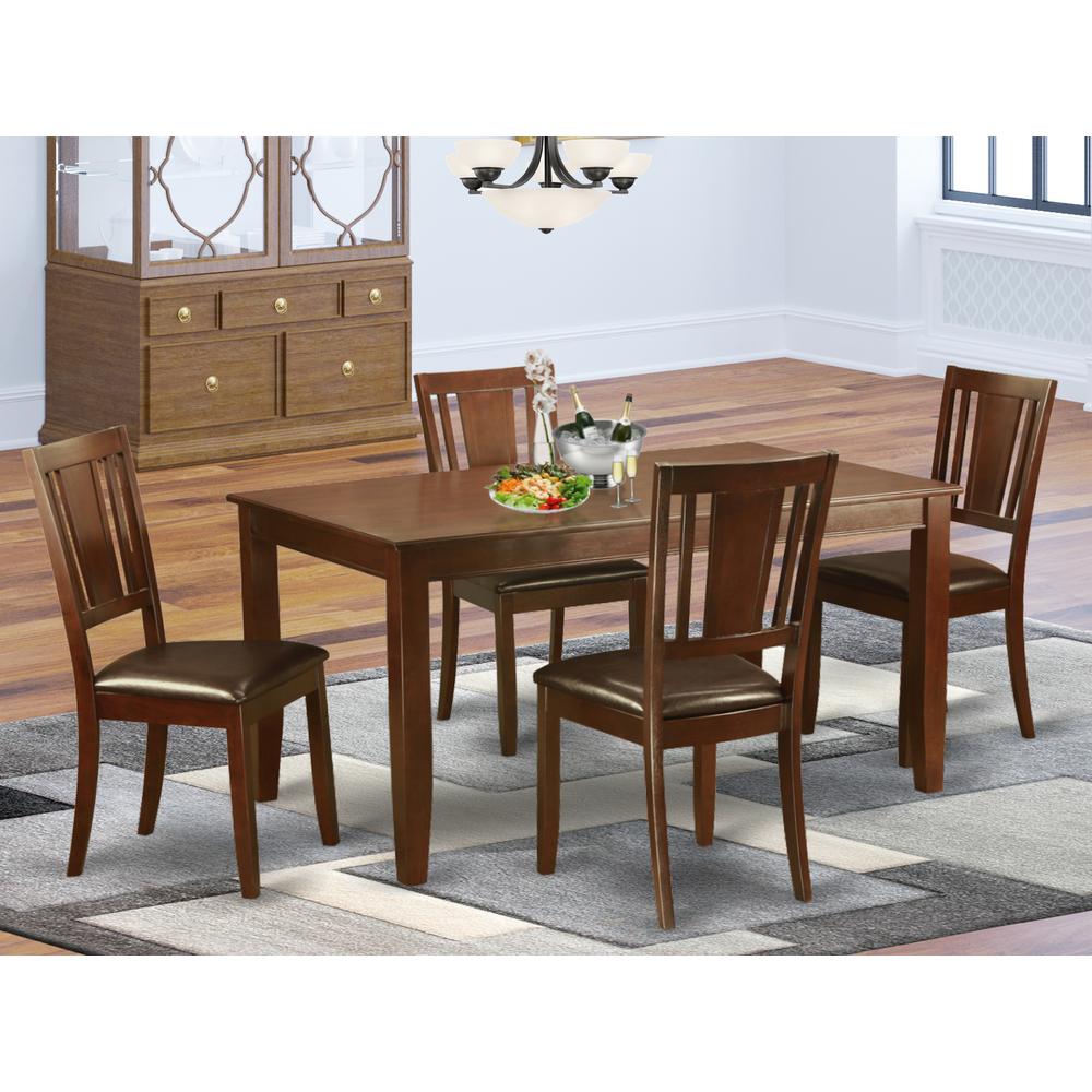 5  PC  formal  Dining  room  set-Table  and  4  Chairs  for  Dining  room. Picture 1