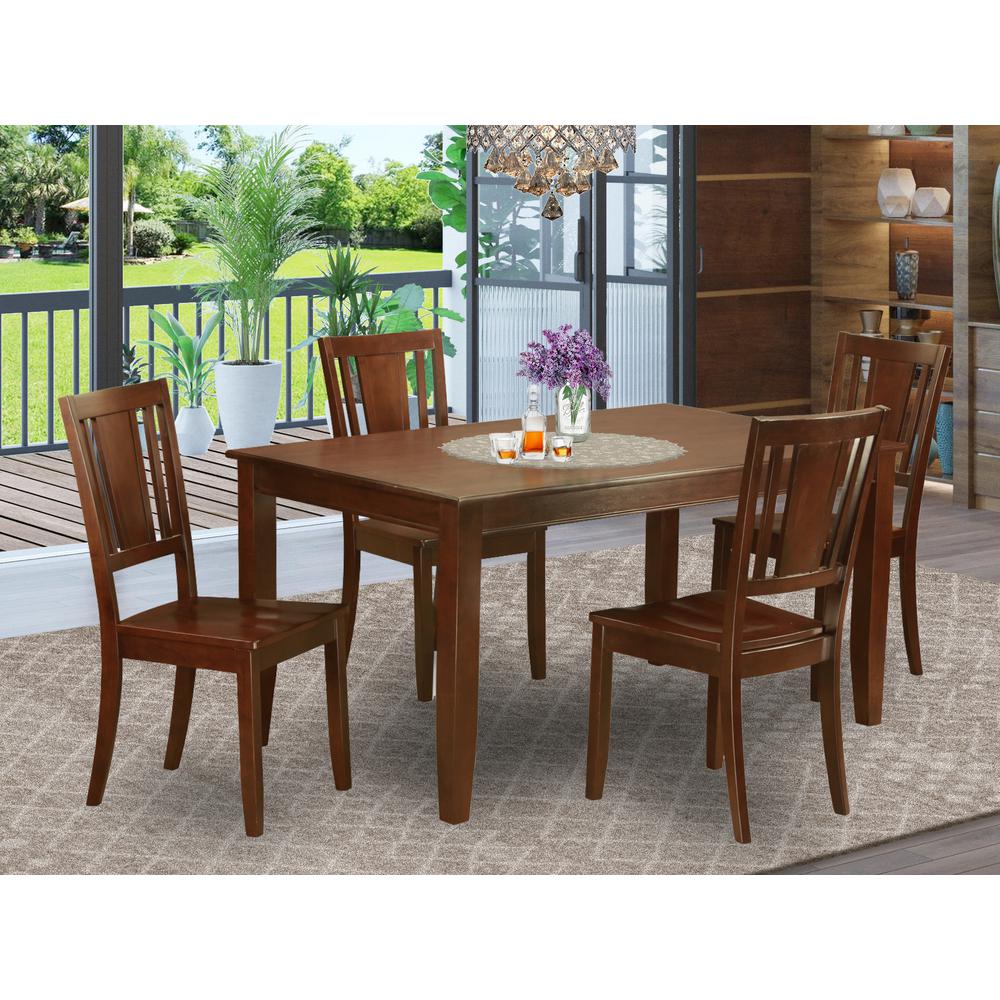 5  Pc  Dining  room  set-Dinette  Table  and  4  Dining  Chairs. Picture 1