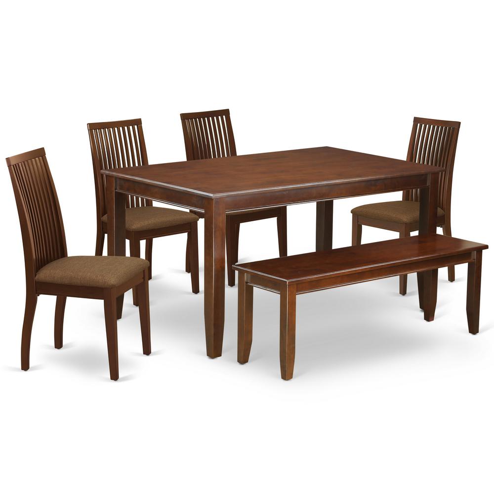 Dining Room Set Mahogany, DUIP6-MAH-C. Picture 1