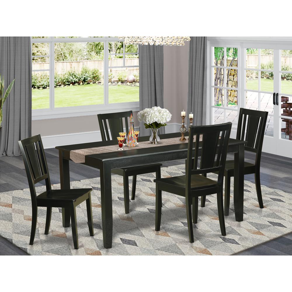 5  Pc  Dining  room  set  for  4-Dining  Table  and  4  Dining  Chairs. Picture 1