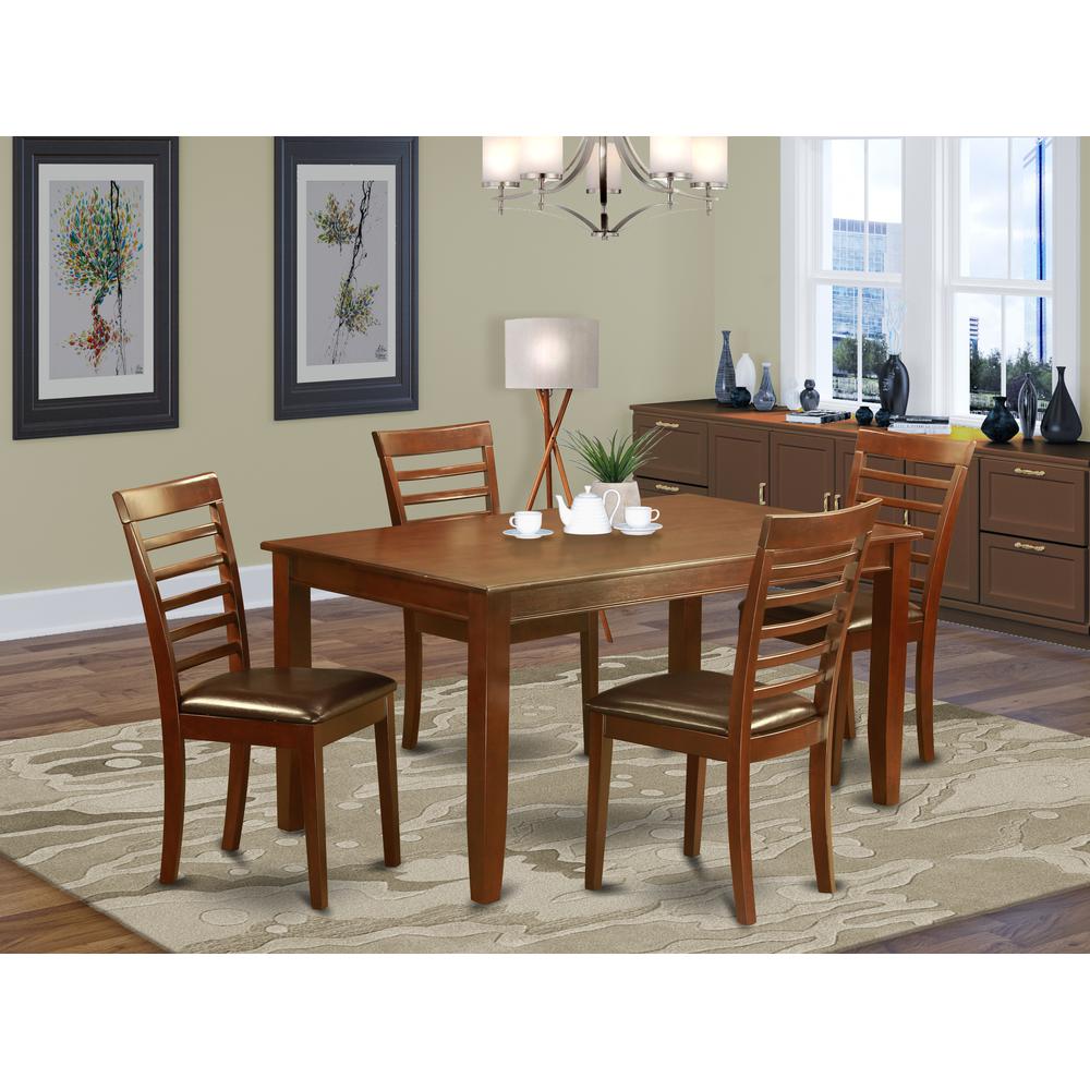 5  PC  Formal  Table  set  for  4  -  Dining  Table  with  4  Dining  Chairs. Picture 1