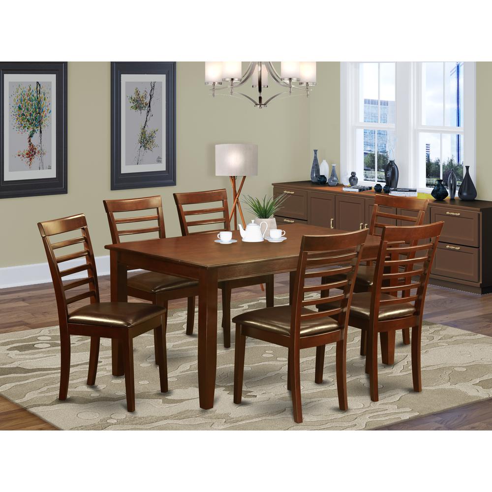7  PC  Dining  room  set-Dining  Table  with  6  matching  Chairs. The main picture.