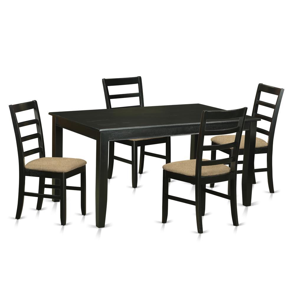 5  PcKitchen  Table  set  for  4-Dining  Table  and  4  Kitchen  Dining  Chairs. The main picture.