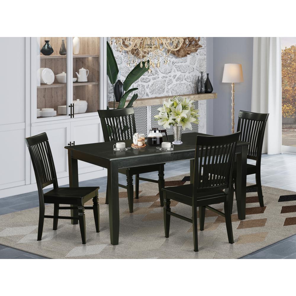5  PC  dinette  Table  set  for  4-Kitchen  Table  and  4  Dining  Chairs. Picture 1
