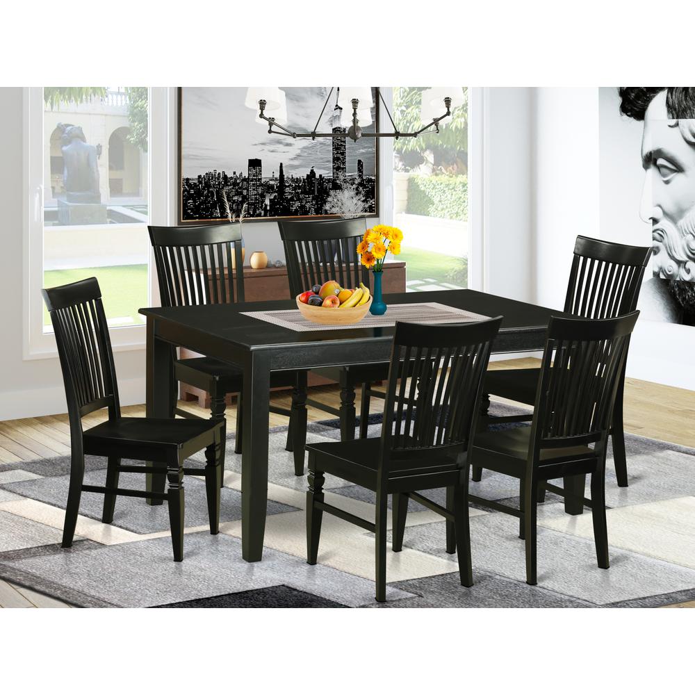 7  Pcs  Dining  room  sets  -Small  Kitchen  Table  and  6  Dining  Chairs. Picture 1