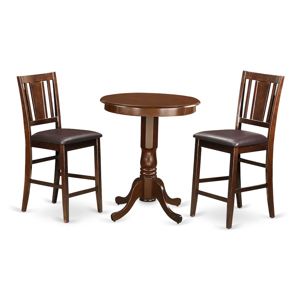 3  Pc  pub  Table  set  -  high  Table  and  2  Kitchen  bar  stool.. Picture 1