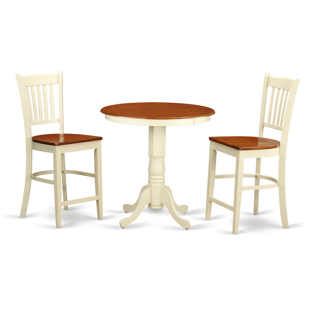 3  Pc  counter  height  Dining  room  set  -  high  top  Table  and  2  Dining  chair.. Picture 1