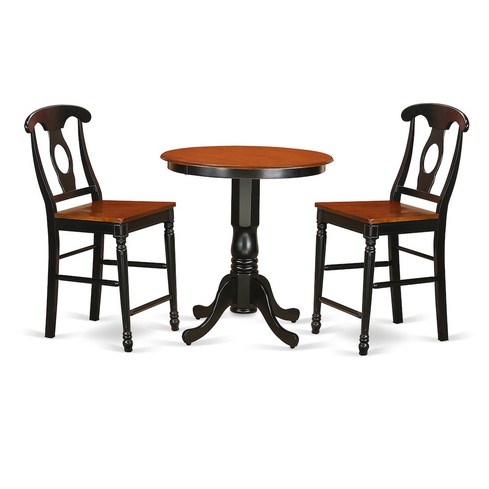 3  Pc  Dining  counter  height  set-pub  Table  and  2  Dining  Chairs.. Picture 1