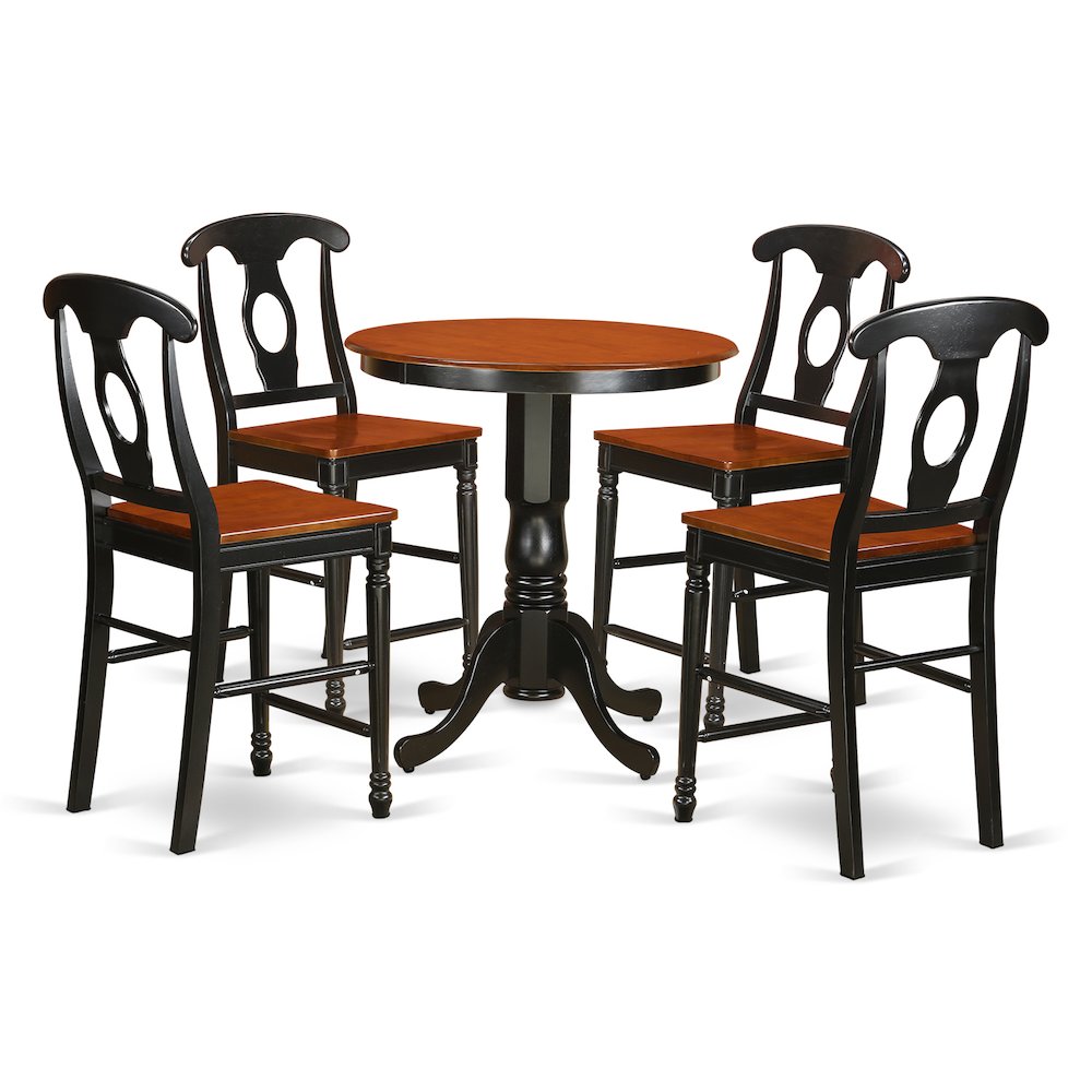 5  Pc  Dining  counter  height  set  -  high  top  Table  and  4  Dining  Chairs.. The main picture.