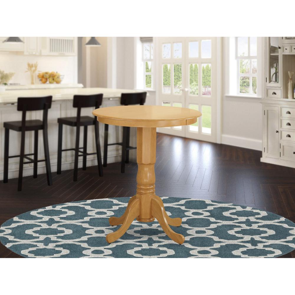EDCF3-OAK-C 3 PC counter height set - Kitchen dinette Table and 2 counter height stool.. Picture 3