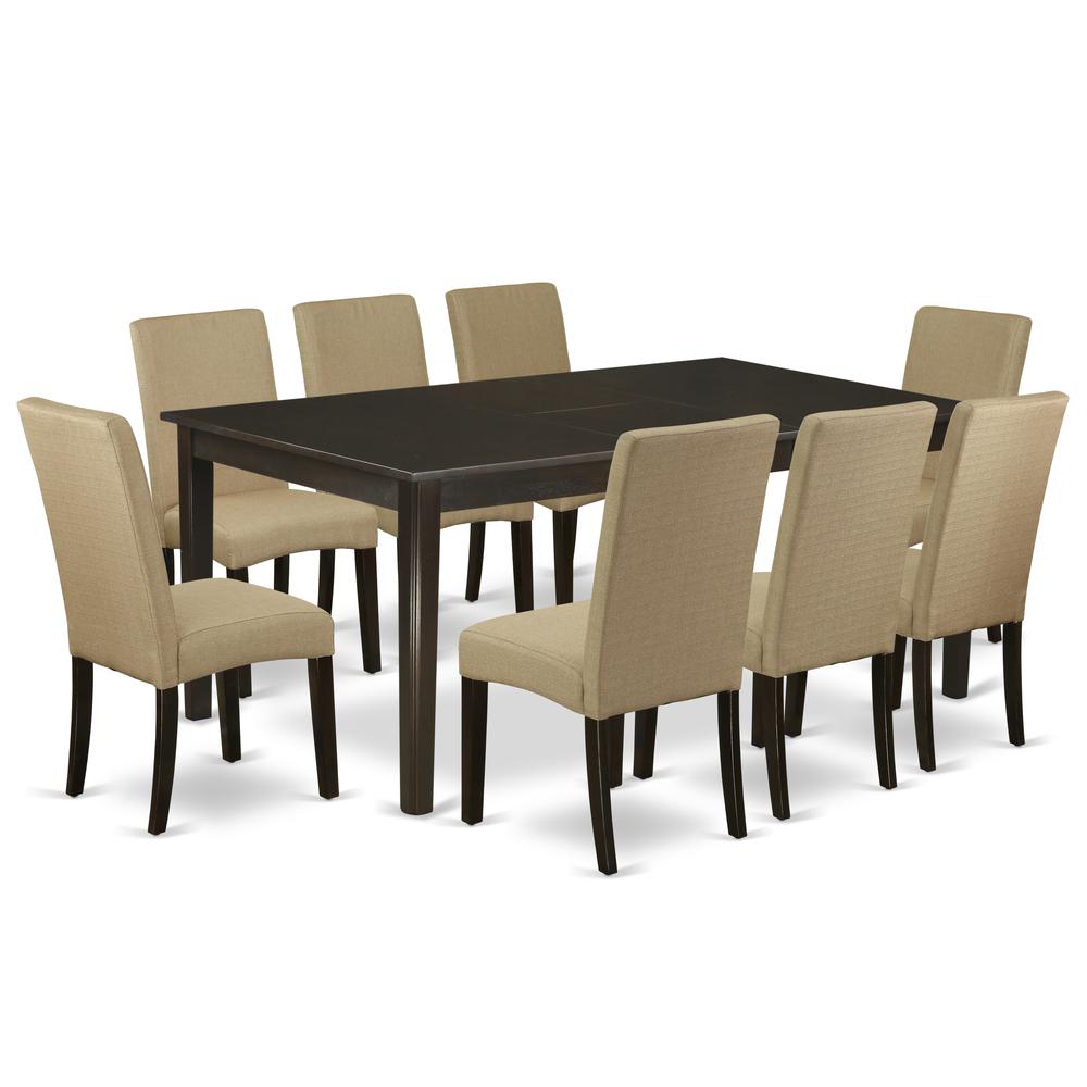Dining Room Set Cappuccino, HEDR9-CAP-03. Picture 1