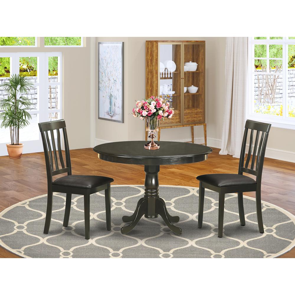 3  PC  small  Kitchen  Table  and  Chairs  set-Dining  Table  and  2  dinette  Chairs.. Picture 1