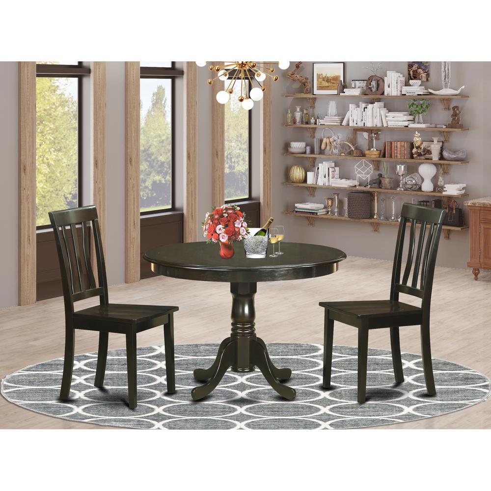 3  PC  small  Kitchen  Table  set-small  Kitchen  Table  set  and  2  dinette  Chairs.. Picture 1