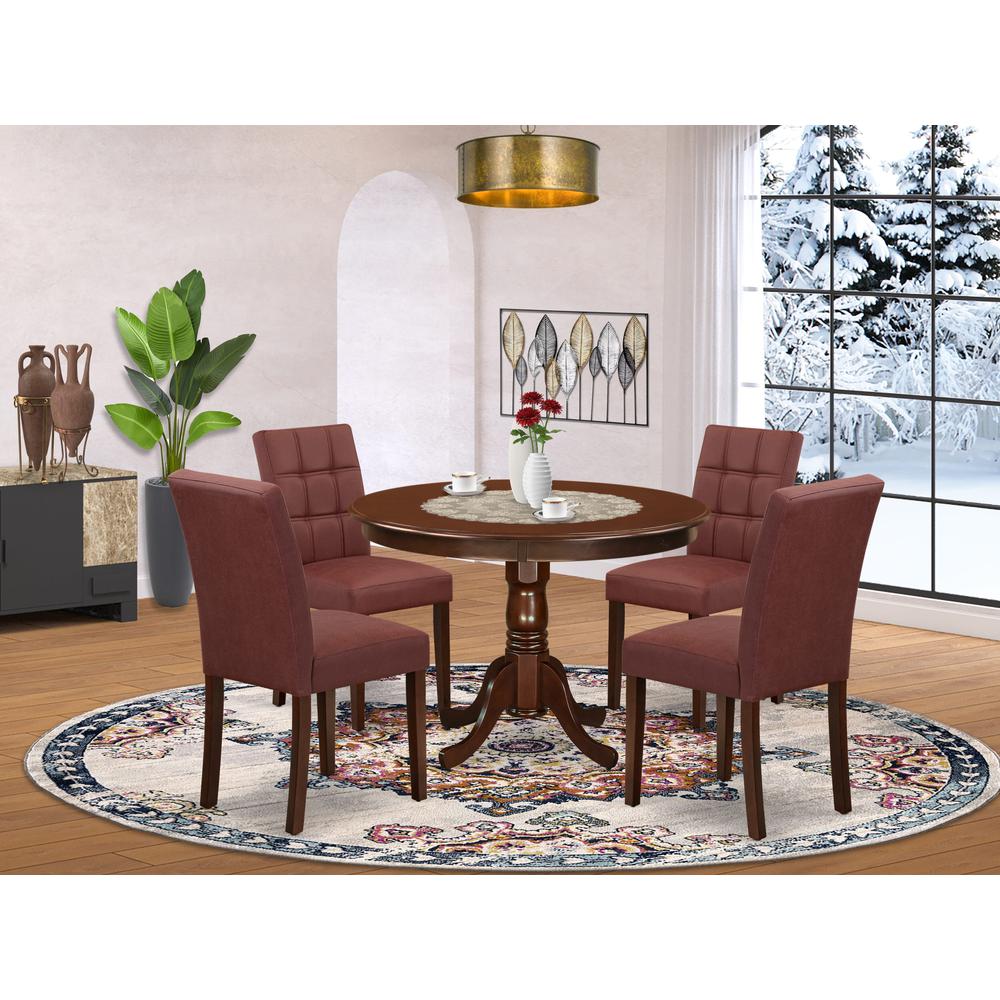 5 Piece Modern Dining Set contain A Mid Century Modern Dining Table. Picture 1
