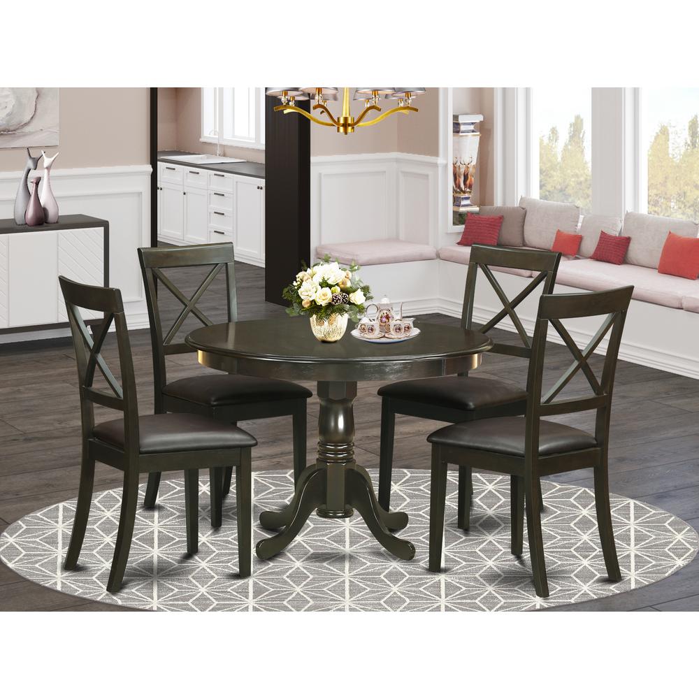 5  Pc  Kitchen  nook  Dining  set-Kitchen  Table  and  4  Dinette  Chairs.. Picture 1