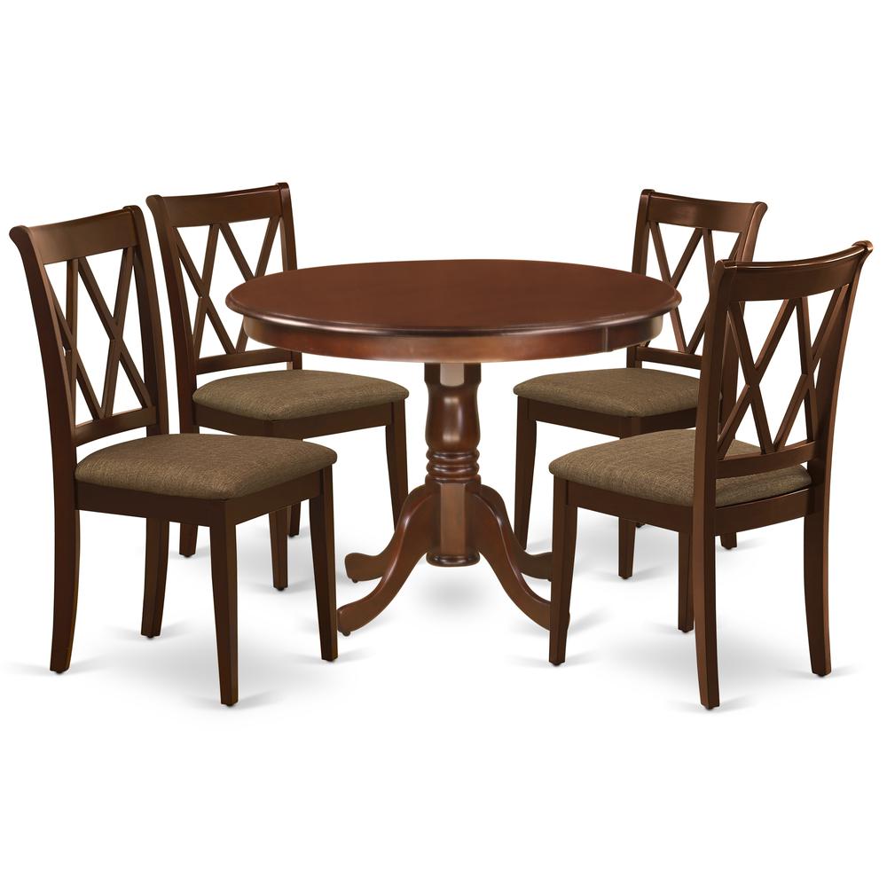 Dining Room Set Mahogany, HLCL5-MAH-C. Picture 1
