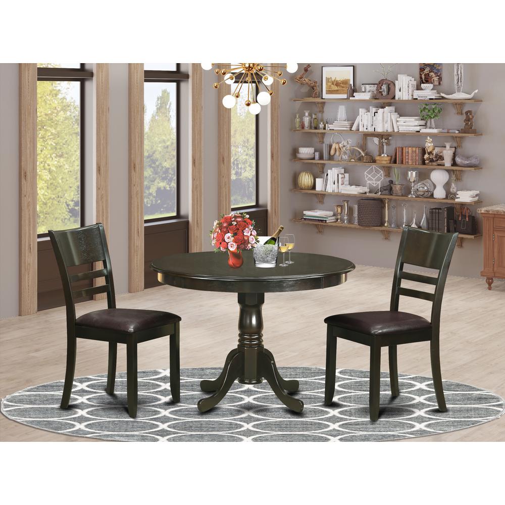 3  PC  Kitchen  nook  Dining  set-Dining  Table  and  2  dinette  Chairs. Picture 1
