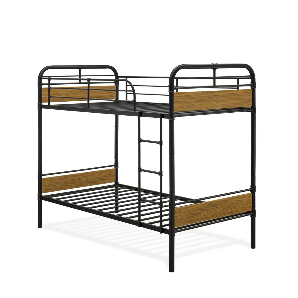 Hedley Bunk Bed Frame with 4 Metal Legs. Picture 2