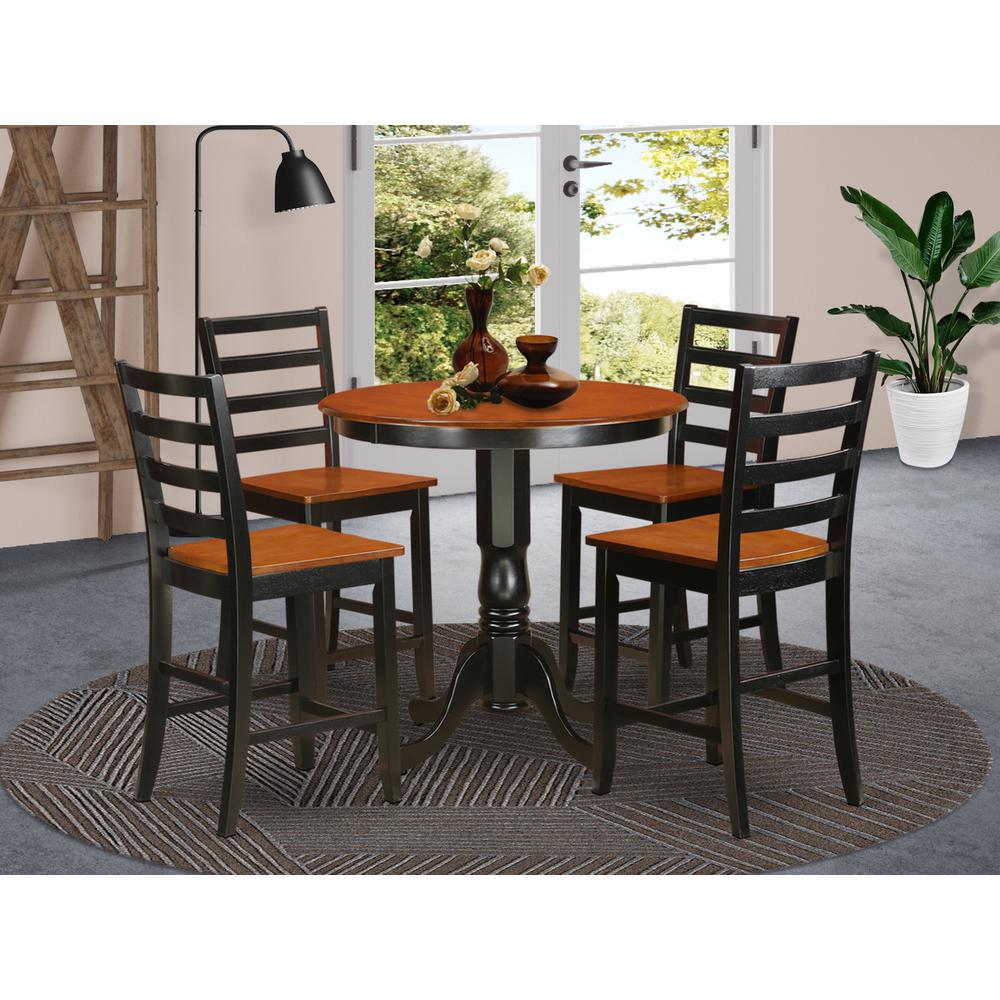 5  Pc  counter  height  Dining  room  set-pub  Table  and  4  Dining  Chairs.. Picture 1