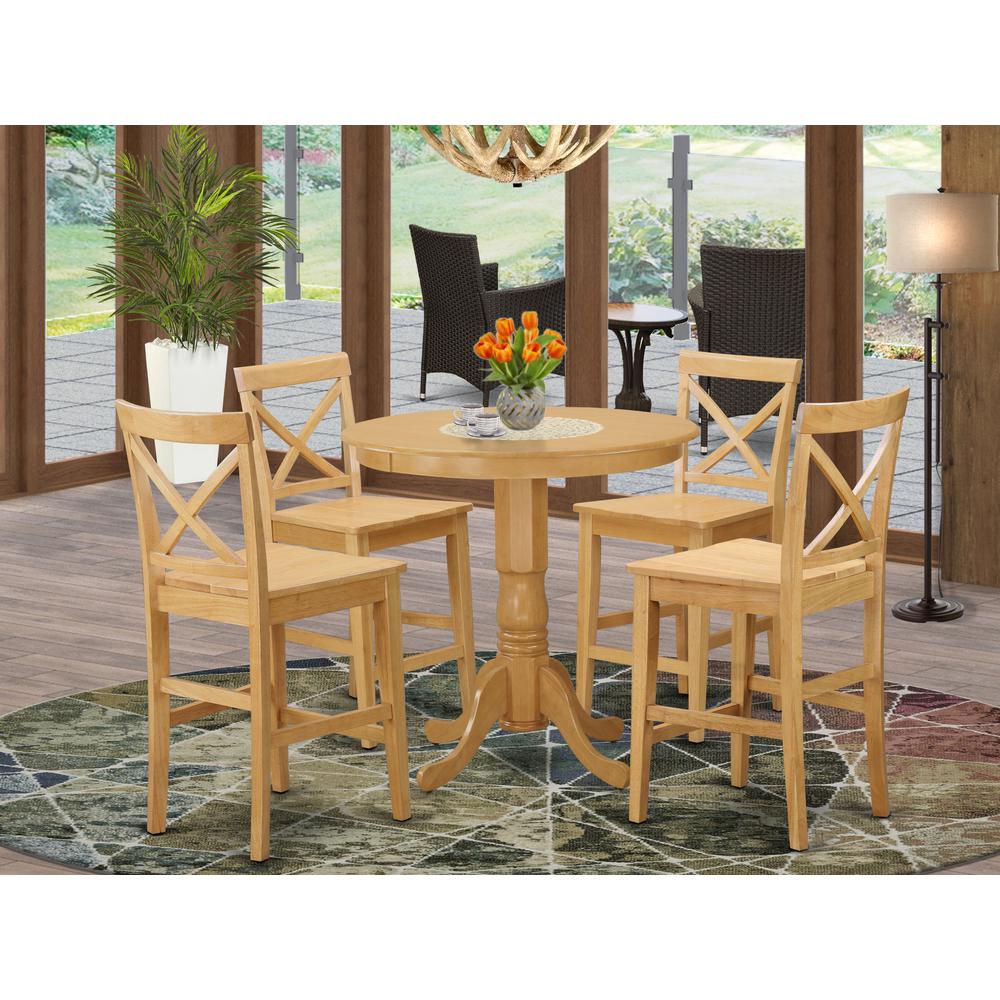 5  Pc  counter  height  Dining  room  set  -  high  top  Table  and  4  Kitchen  Chairs.. Picture 1