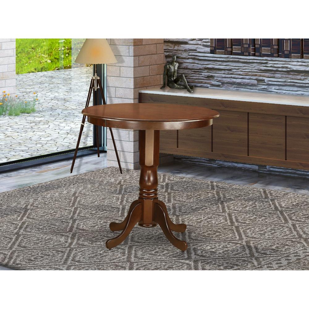 JACH3-MAH-C 3 PC Dining counter height set - Kitchen dinette Table and 2 counter height stool.. Picture 3