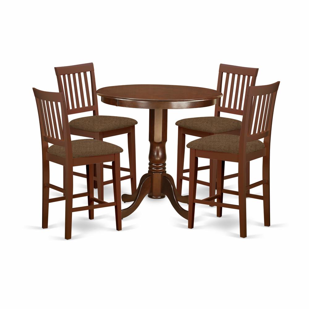 5  Pc  pub  Table  set  -  counter  height  Table  and  4  Dining  Chairs.. Picture 1