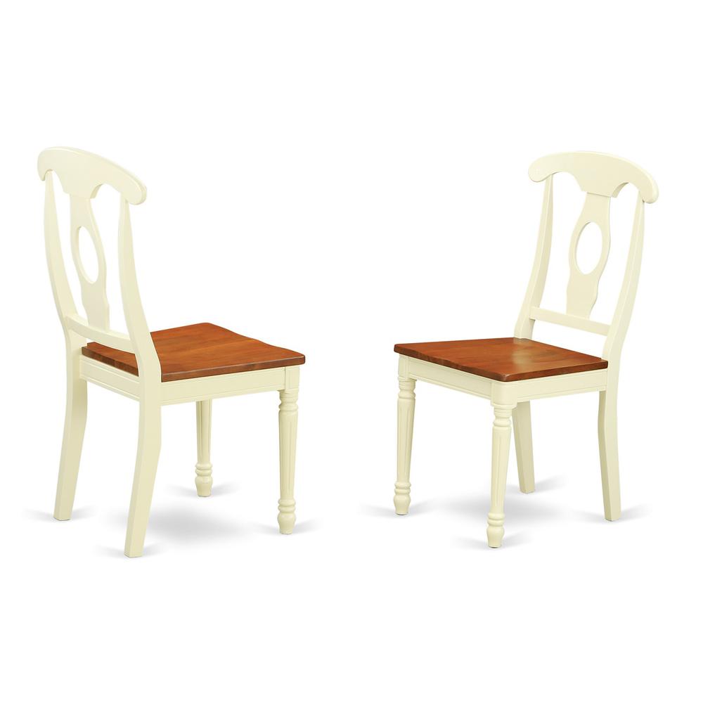 Napoleon  styled  chair  with  Wood  seat,  Set  of  2. Picture 1