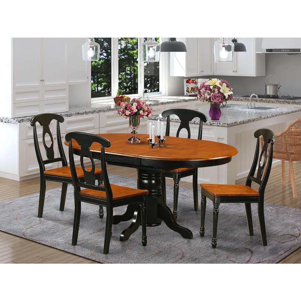 5  Pc  Dining  room  set-Oval  Dining  Table  in  conjuction  with  4  Dining  Chairs.. The main picture.