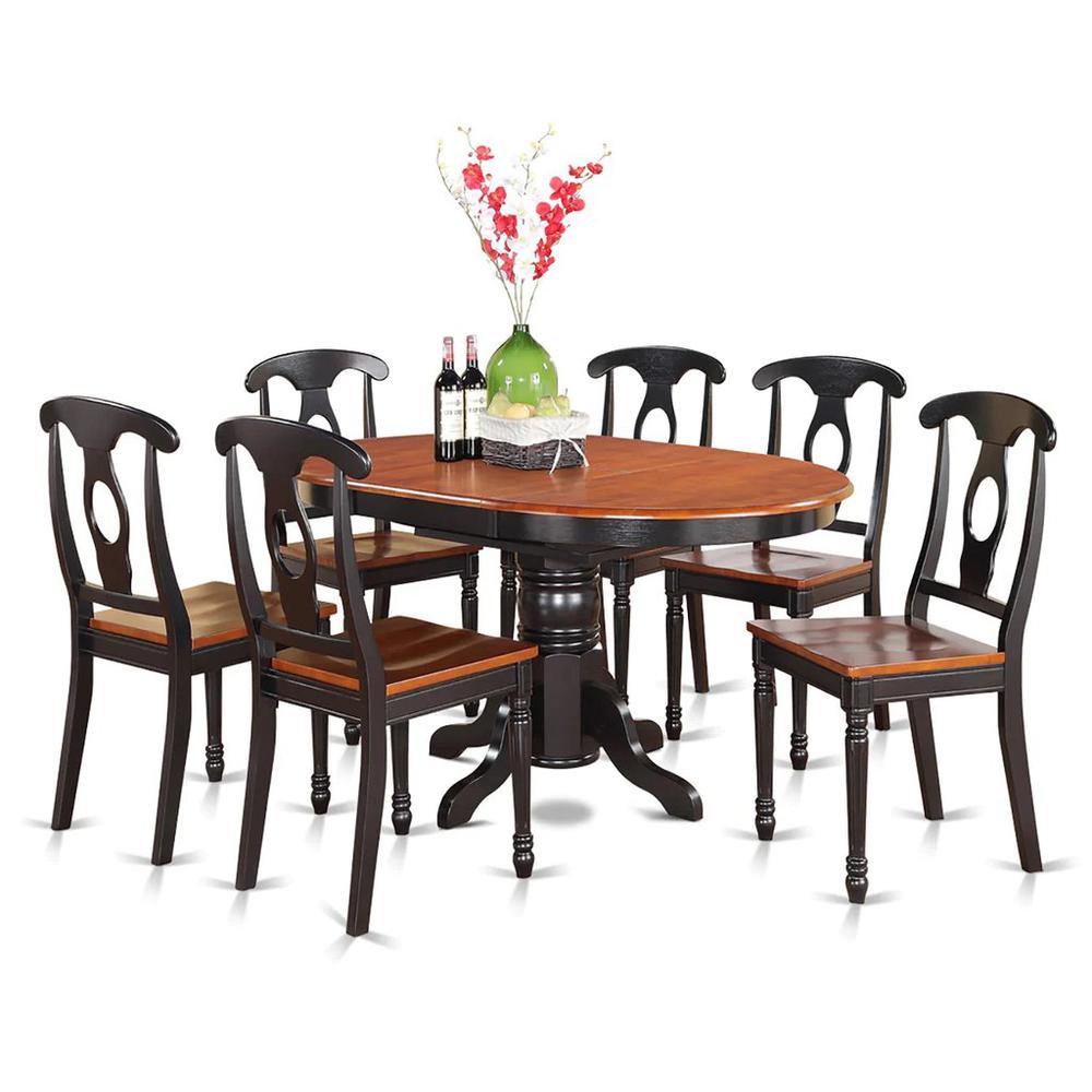 7  Pc  Dining  room  set-Oval  Dining  Table  and  6  Dining  Chairs. Picture 1