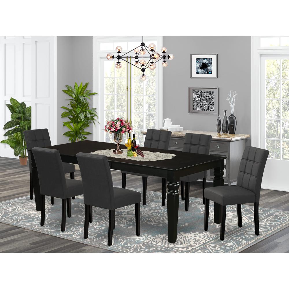 7 Piece Dinner Table Set contain A Dining Table. Picture 1