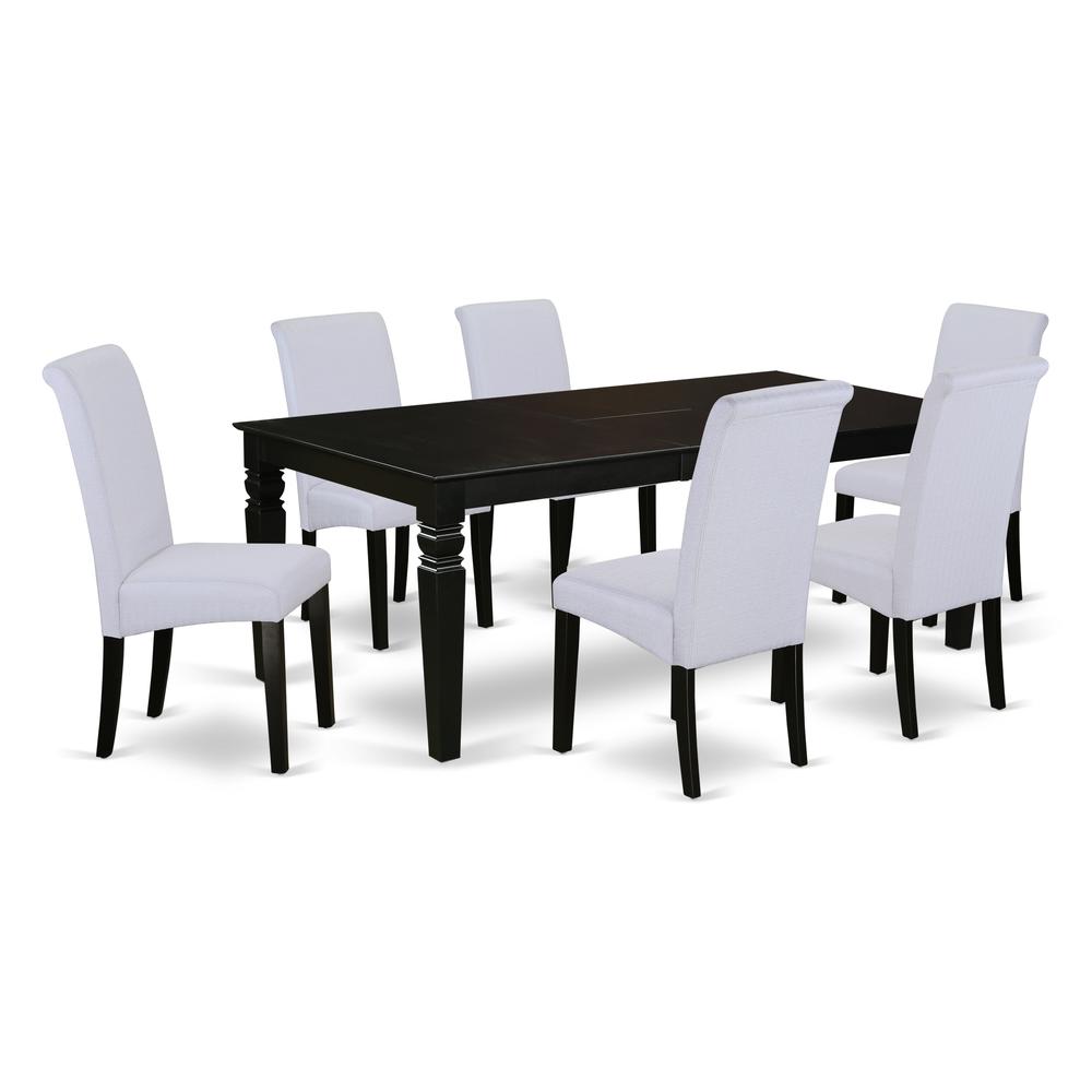 Dining Room Set Black, LGBA7-BLK-05. Picture 1