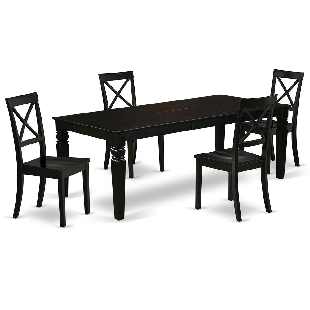 Dining Room Set Black, LGBO5-BLK-W. Picture 1