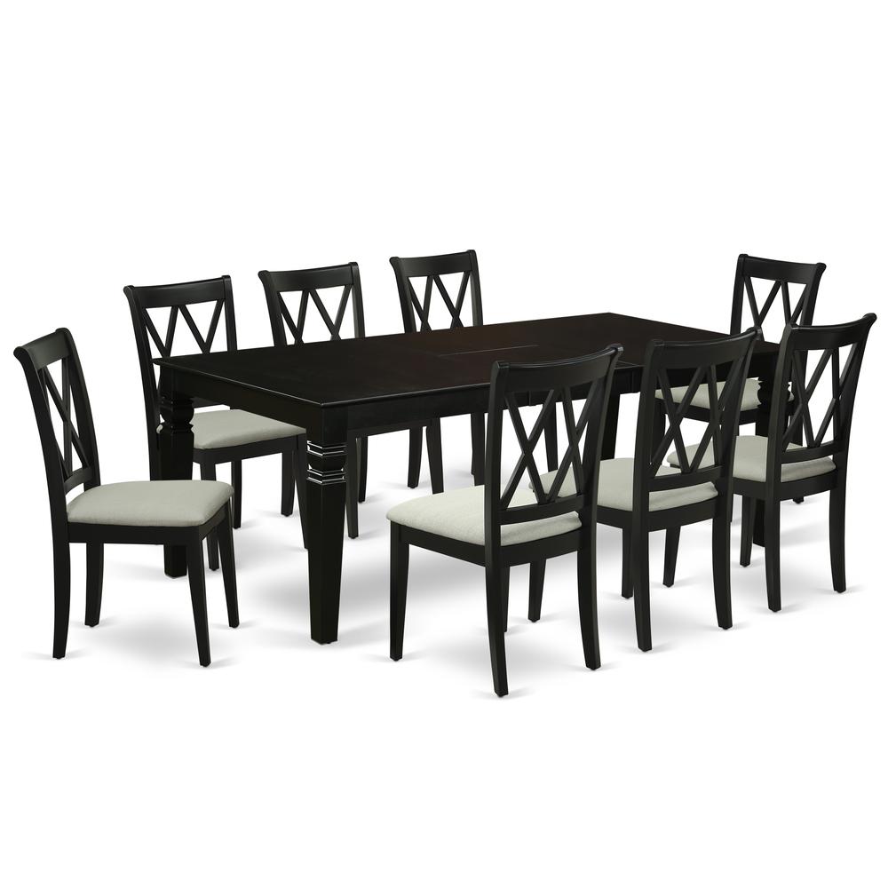 Dining Room Set Black, LGCL9-BLK-C. Picture 1