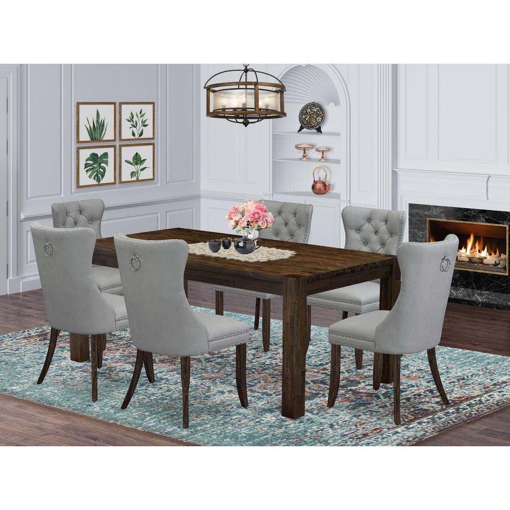 7 Piece Dining Table Set. Picture 1