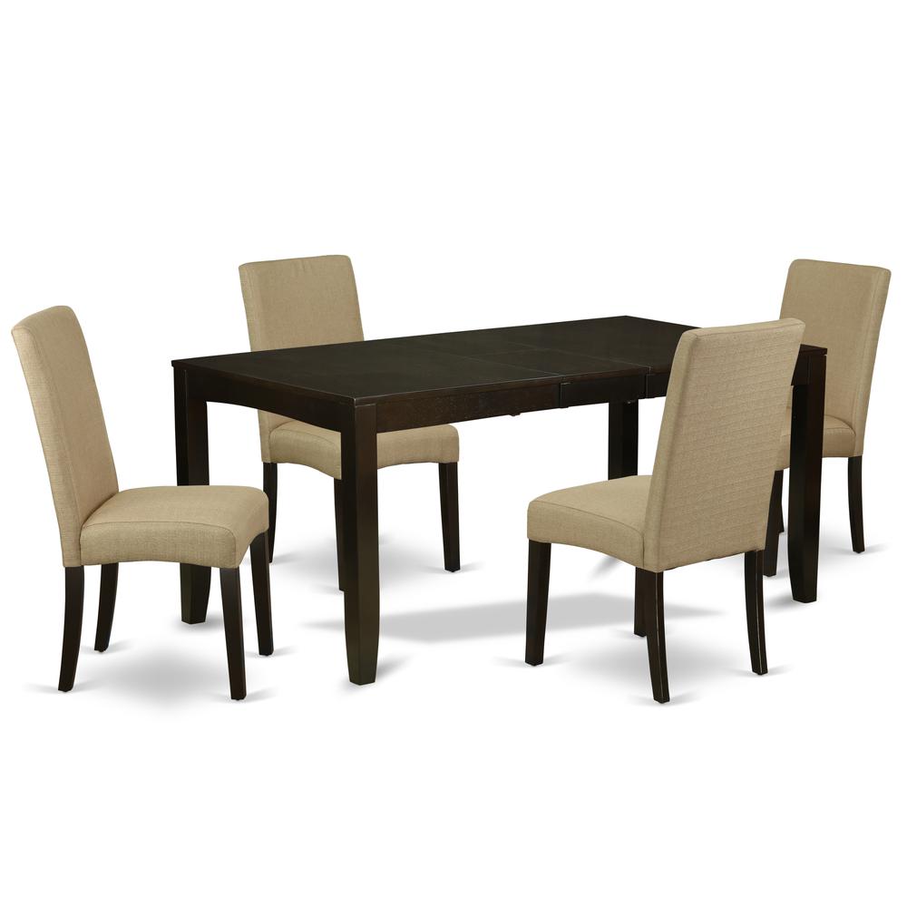 Dining Room Set Cappuccino, LYDR5-CAP-03. Picture 1