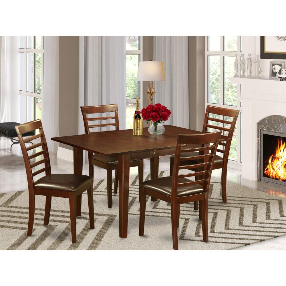 5  Pc  Kitchen  dinette  set-small  Dining  Tables  and  4  Dining  Chairs. Picture 1