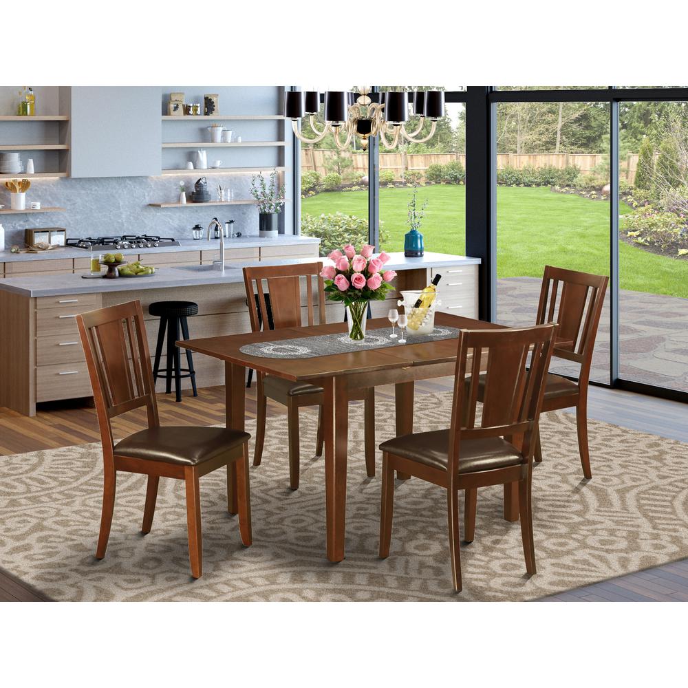5  Pc  Kitchen  dinette  set-Kitchen  Table  and  4  Kitchen  Chairs. Picture 1